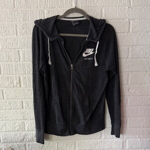 Nike Women's Dark Gray Zip-Up Jacket